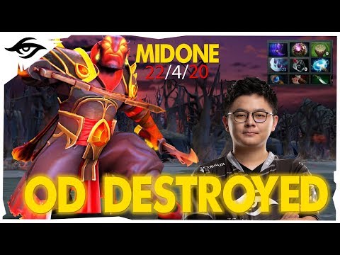 DESTROYING OD Mid // Secret MidOne Ember Spirit Ranked gameplay | DotA 2