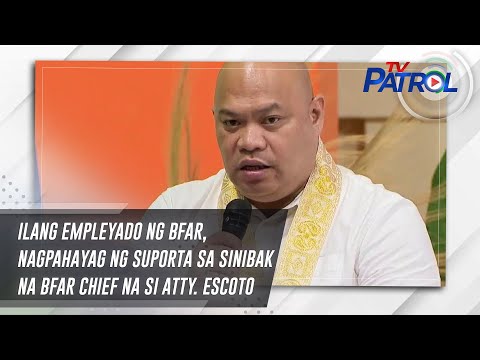 Ilang empleyado ng BFAR, nagpahayag ng suporta sa sinibak na BFAR chief na si Atty. Escoto