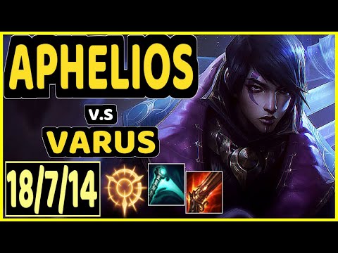 CODY SUN (APHELIOS) vs VARUS - 18/7/14 KDA BOTTOM ADC CHALLENGER GAMEPLAY - NA