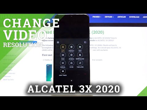 ALCATEL 3X 2020 – Change Video Quality & Choose Video Resolution