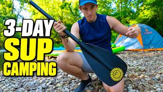 3-Day Paddle Board Camping Trip on Backcountry River - Trout Fishing