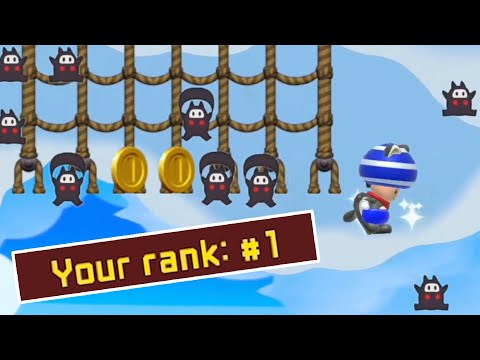 I GOT THE WORLD RECORD on the New NINJI SPEEDRUNS (Squirrely Airship Escapades)