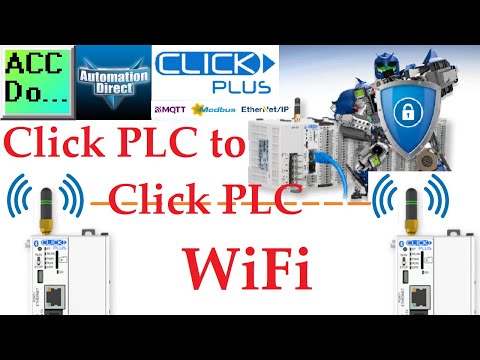 Click PLC WLAN Ethernet Data Transfer Master Slave Protocol!