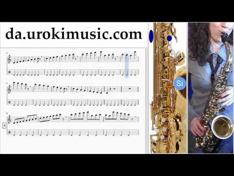 Lær At Spille Saxofon (Alt) Justin Bieber - Sorry Lektioner Sange Del#1 um-i246