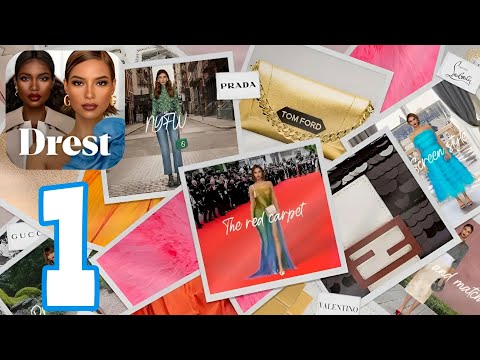 DREST: Dress Up Fashion Game - Tutorial - Gameplay Walkthrough Part 1 ( ANDROID / iOS ) - YouTube