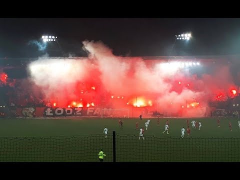 Oprawa na meczu Widzew Łódź - Stal Stalowa Wola | 01.12.2018