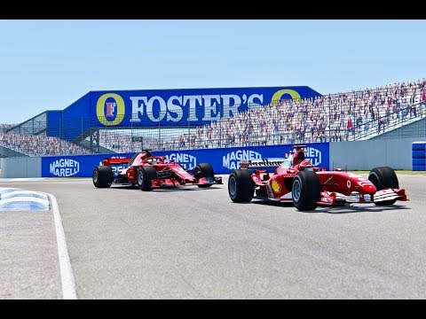 Ferrari F1 2018 vs Ferrari F1 2004 - Adelaide