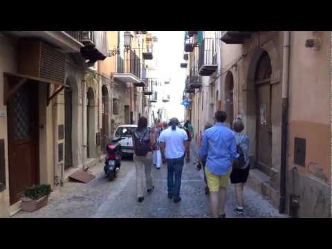 A street in Cefalu, Sicily
