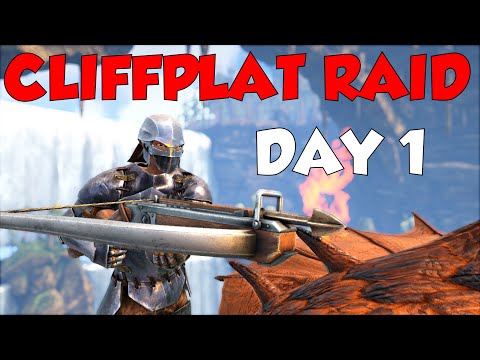 Raiding Cliff Plat Bases For Crazy Profit DAY 1 - ARK INX 2 Man
