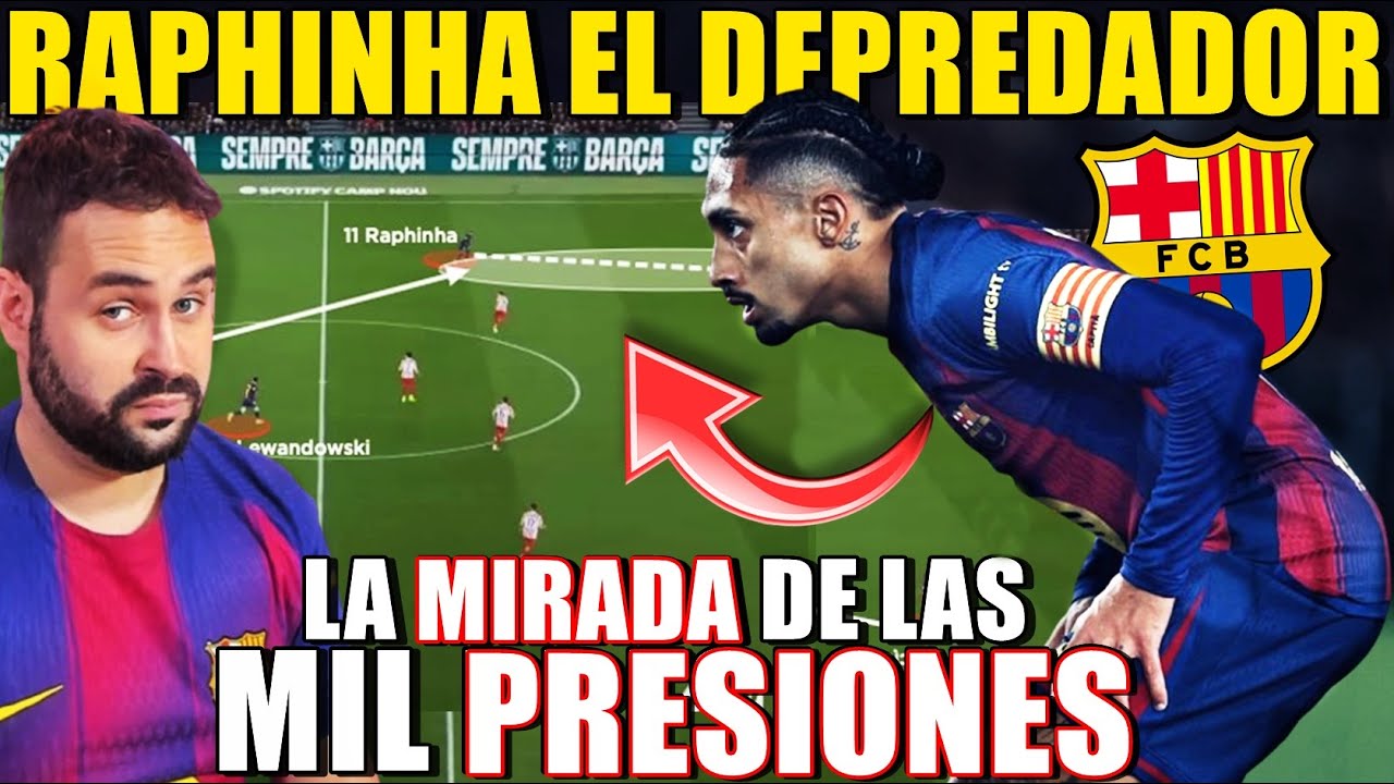 RAPHINHA, el DEPREDADOR de la MIRADA de las MIL PRESIONES