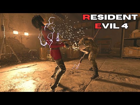 RE 4 Remake Separate Ways - Ada Death Animations|Soldiers Electric & Regenerators Part 5
