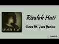 Risalah Hati Yura Yunita Dewa 19 Lirik Lagu