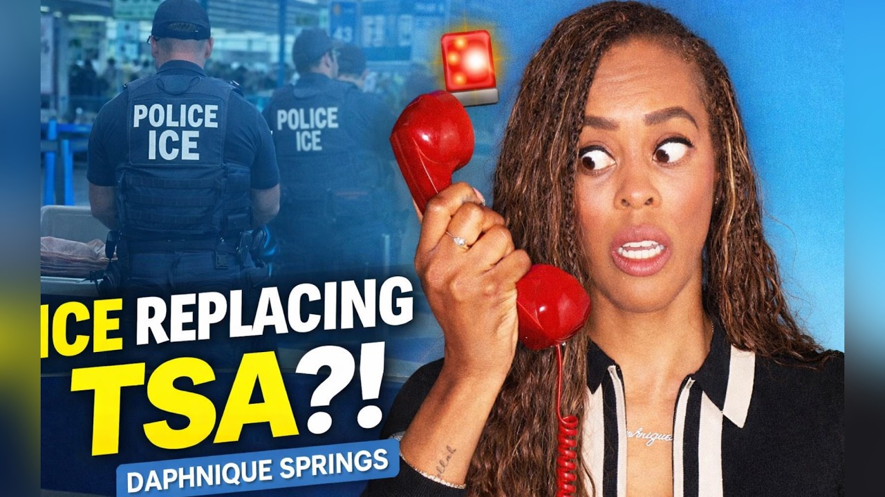 ICE Replacing TSA?! I Tried To Catch a Flight… Now I’m Being Investigated?! 😂 | Daphnique Springs