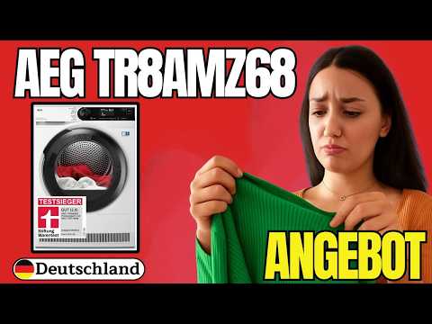 AEG TR8AMZ68  TEST ( (????WARNUNG!????) ) AEG Serie 8000 Trockner