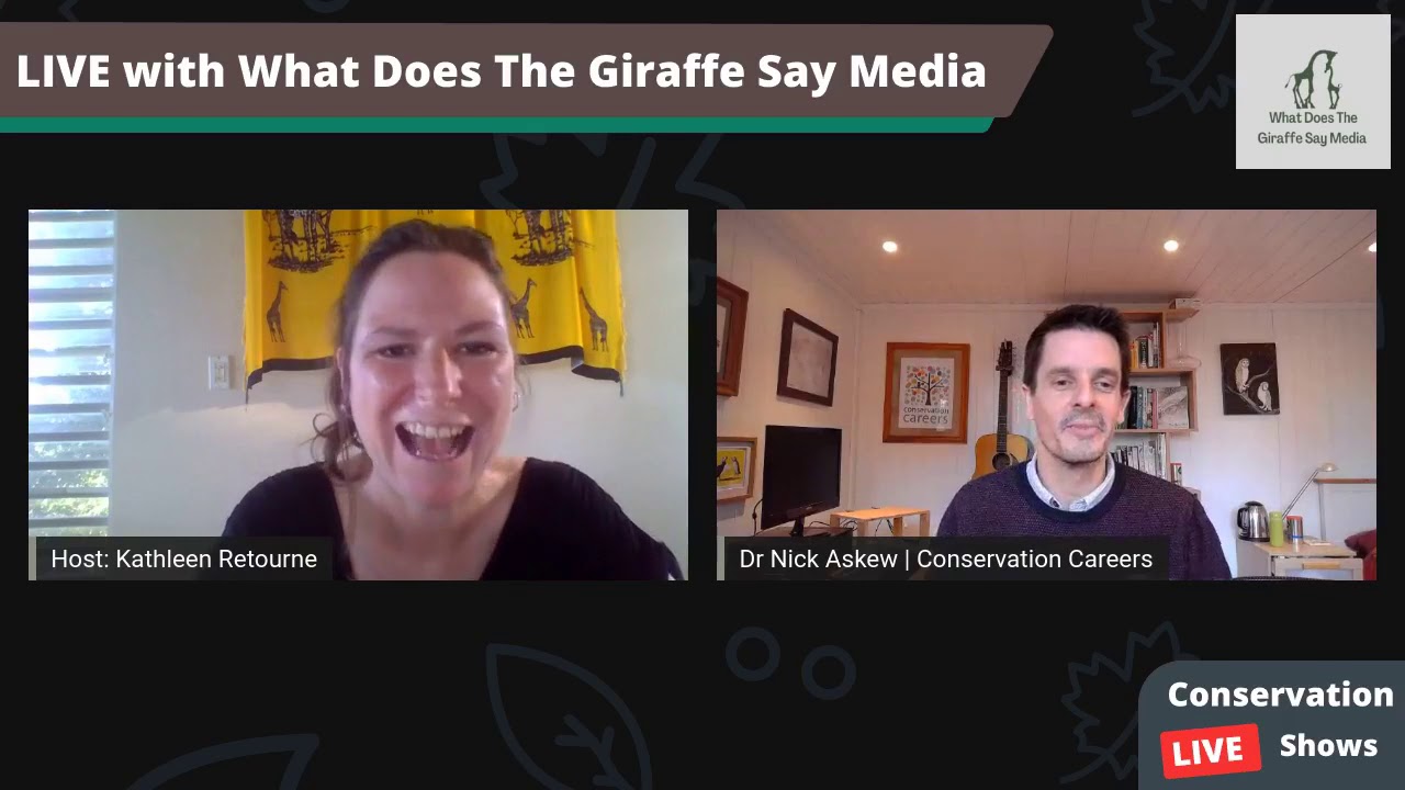 Wildlife conservation interview with Dr  Nick Askew, founder Conservation Careers