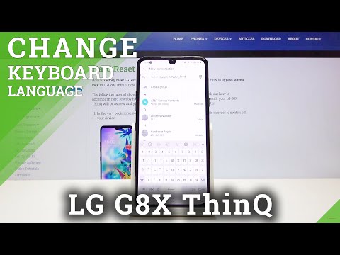 How to Change Keyboard Language in LG G8X ThinQ – Add Language to Keyboard