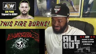 I NEED HIM IN AEW!! | Killswitch Engage - This Fire Burns -REACTION
