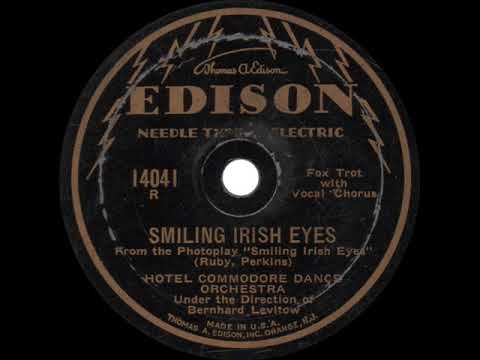 Hotel Commodore Dance Orchestra - Smiling Irish Eyes - 1929