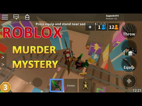 ROBLOX. Murder Mystery. Играю. Нежданчик