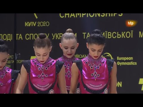 2020 Kiev European Rhythmic Gymnastics Championships - Qualifications - Groups 3 Hoops + 4 Clubs