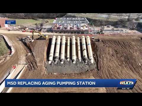 New MSD flood pump station nears completion