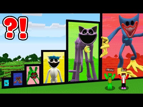 JJ and Mikey in TOP SECRET portal POPPY PlAYTIME.EXE! Challenge from Maizen!