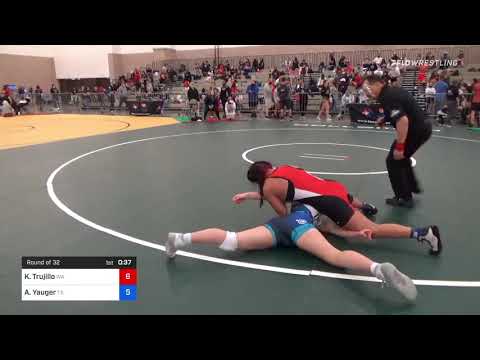 65 Kg Round Of 32 - Kayla Trujillo, Wa Vs Aubrey Yauger, Tx