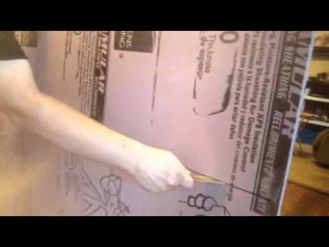 DIY How to Absolute easiest way to cut foam insulation board