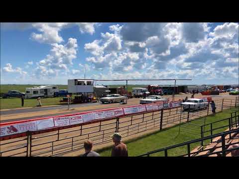 1959 Pontiac Parisienne 283 4 speed vs 1962 Chevrolet BelAir 409 drag race Hanna Alberta 2018