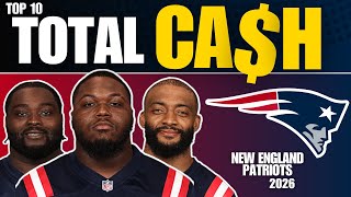 🔥 NFL Money | New England Patriots Payroll - Total Cash! ( 2026 Top 10 )