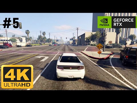 Grand Theft Auto 5 4K Ultra Graphics Gameplay Part 5 - GTA 5 PC 4K 60FPS
