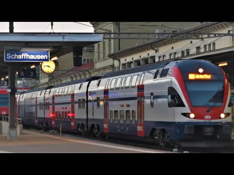 Zug um Zug im Bahnhof Schaffhausen 🇨🇭 Schweiz