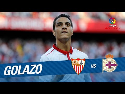 El golazo de Ben Yedder en el Sevilla FC vs RC Deportivo a vista de pájaro