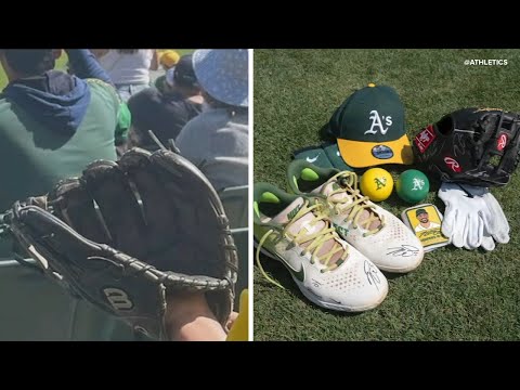 Oakland A's send special package to 7-year-old SJ boy who lost sentimental glove at game