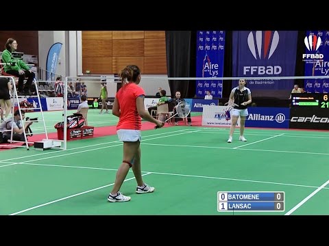 1/2 SD : Delphine Lansac VS Marie Batomene (Championnats de France 2015)