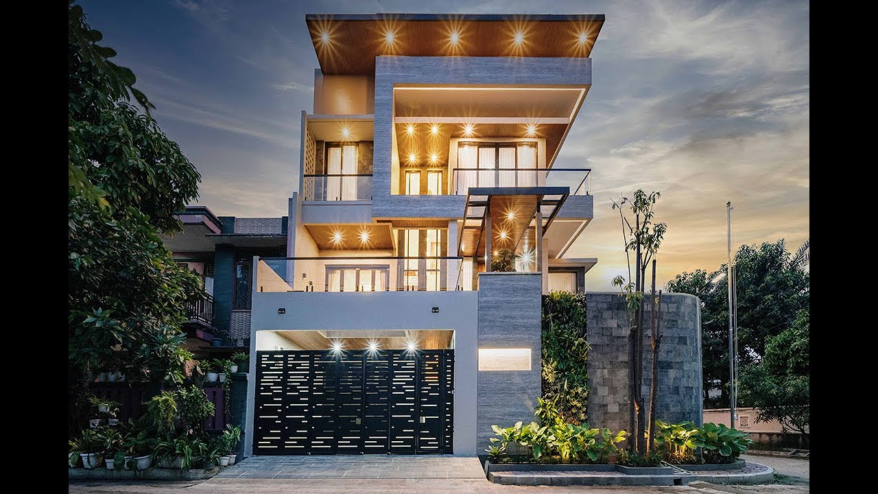 Video Hasil Konstruksi Desain Rumah Modern 3 Lantai Bapak BNY - Tangerang