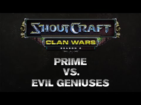 SHOUTCraft Clan Wars S2 - Prime vs Evil Geniuses