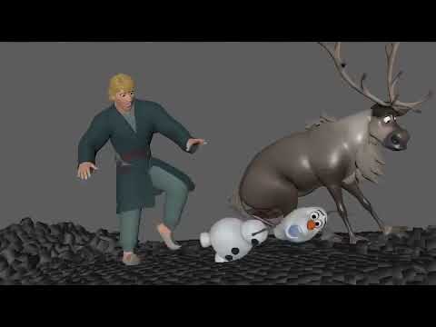 Frozen 2 | Olaf and Sven Shot Progression | Adam Green |@3DAnimationInternships