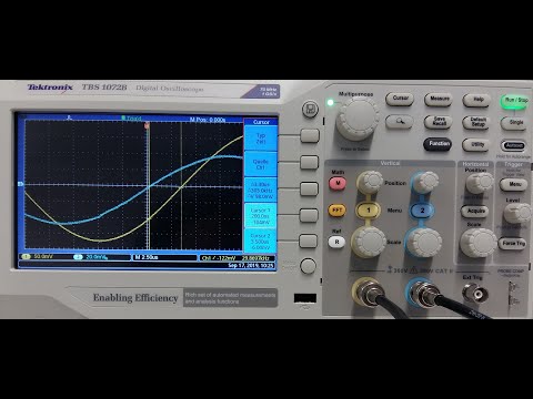 Videoanleitung Oszilloskop Tektronix TBS 1072B - Deutsch