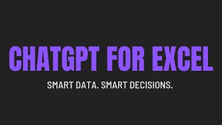 ChatGPT for Excel | Getting Started