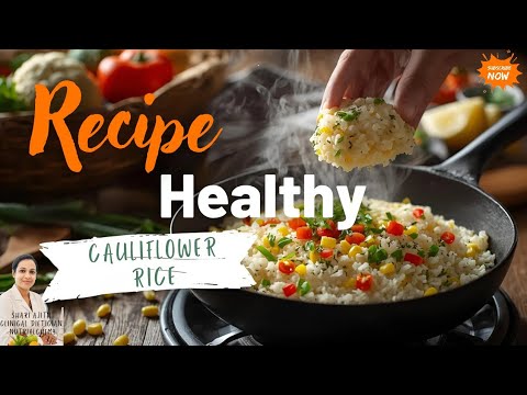Healthy rice recipe | low carb | #cauliflowerrice #recipes #asmrsounds #asmrvideo #ketorecipes #asmr
