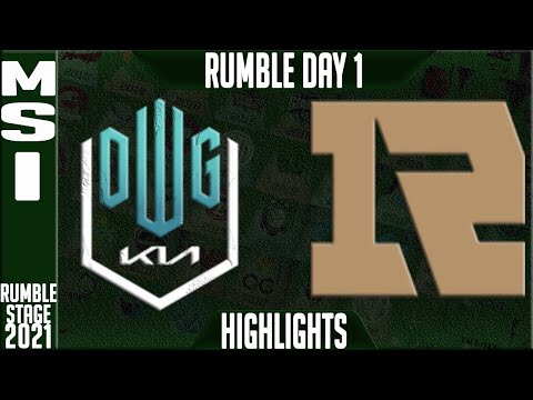 DK vs RNG Highlights | MSI 2021 Rumble Group Day 1 | DWG KIA vs Royal Never Give Up