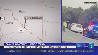 Law enforcement investigating after body found in Titus County