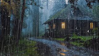 Natural Rain Ambience ⛈️ Thunderstorm Sounds for Study, Concentration, Deep Rest & Better Sleep