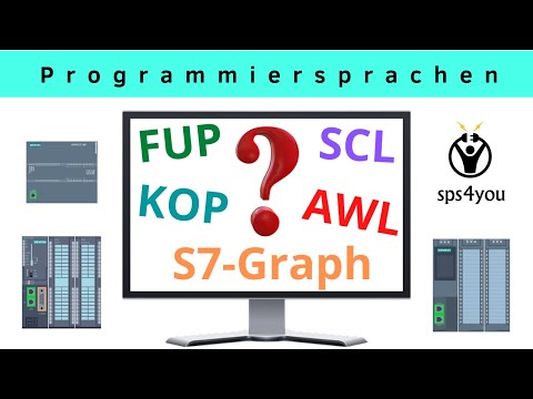 SPS programmieren lernen - Online Grundkurs (Kapitel 2.5) - Programmiersprachen FUP KOP AWL SCL