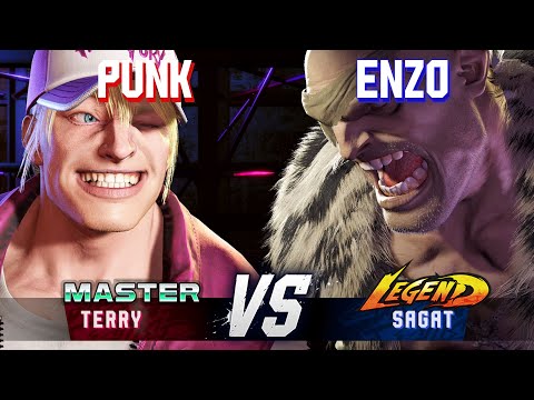 SF6 ▰ PUNK (Terry) vs ENZO (Sagat) ▰ High Level Gameplay