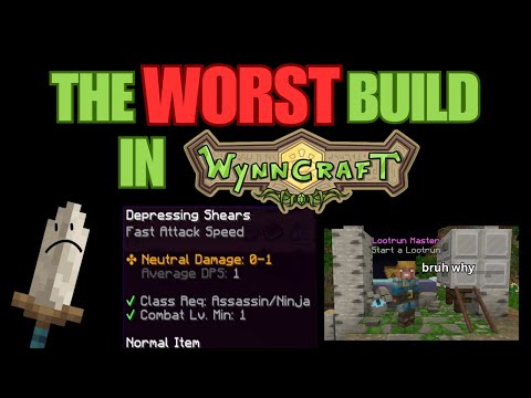 How I Completed a Lootrun with the WORST BUILD in Wynncraft