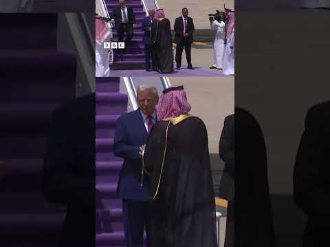 فيديو | دونالد ترامب يصل السعودية