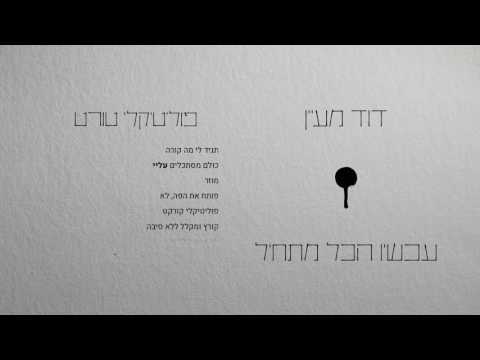 דוד מעיין - פוליטיקלי טורט // David Maayan - Politically Tourrette