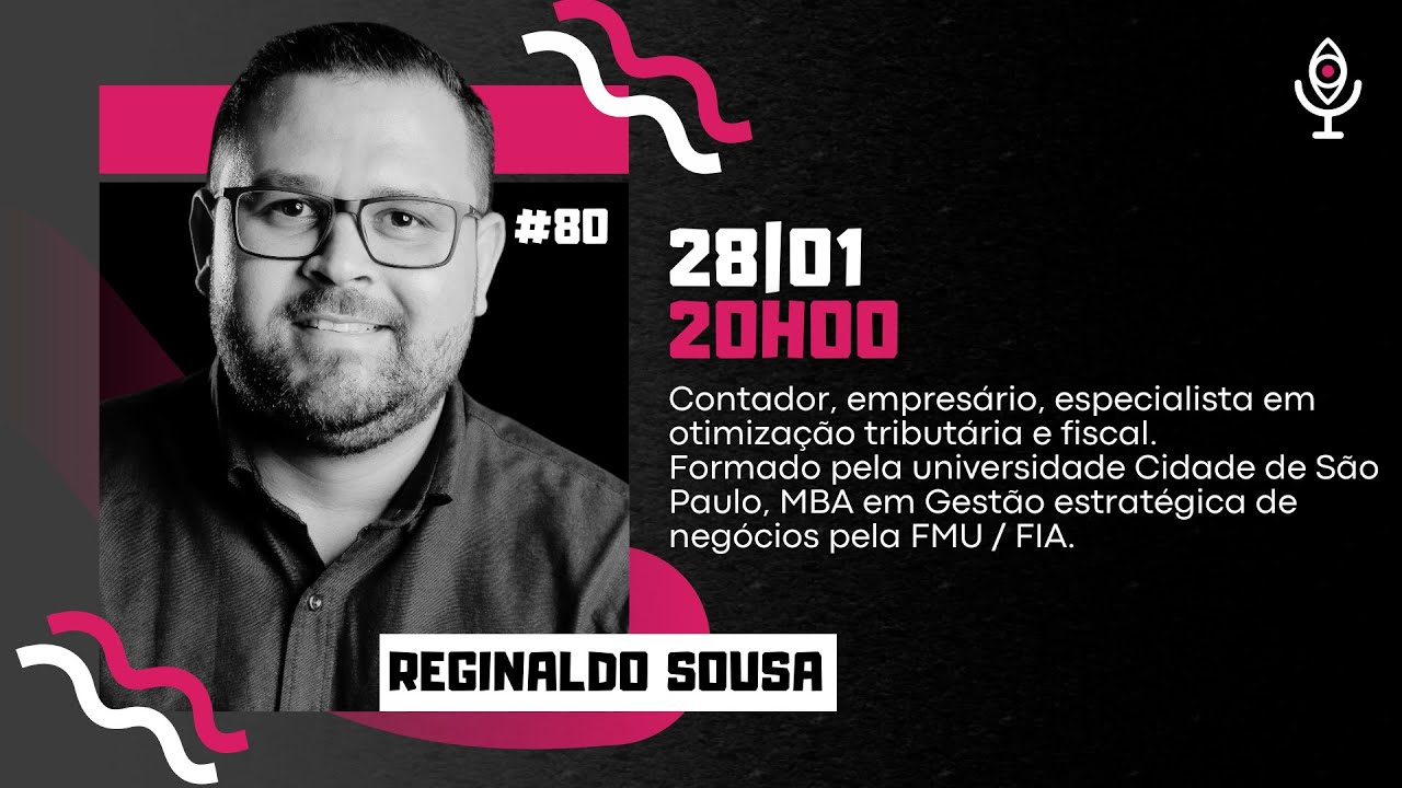 Capa do podcast sobre contabilidade para óticas